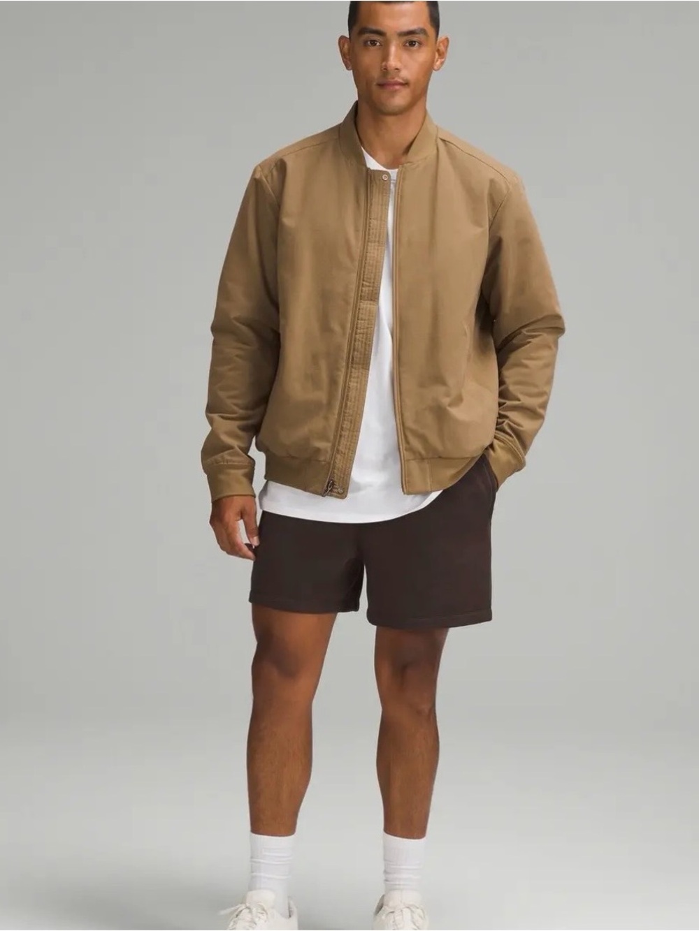 Lululemon Espresso Steady State Classic-Fit Shorts